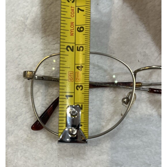 Polo Classic 162 by Ralph Lauren Italy Matte Gold Frame Eyeglasses Minimalist - Picture 8 of 8